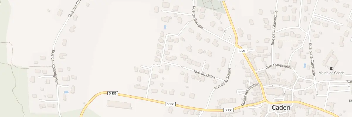 Plan du 14 Rue du Daim à Caden