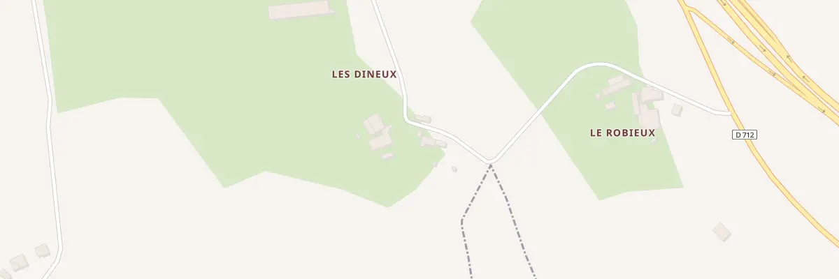 Plan du 5230 Les Dineux à Trémeur
