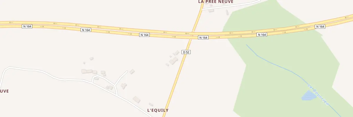 Plan du 2 L’Equily à Trémorel
