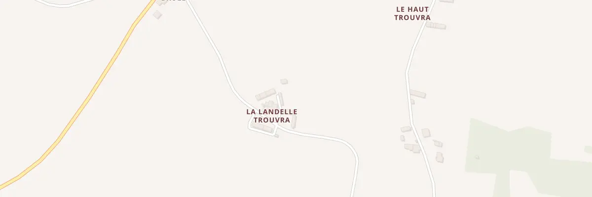 Plan du 7 La Landelle Trouvra à Sévignac