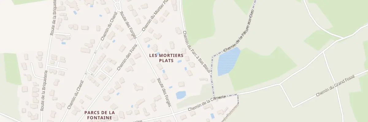 Plan du 5 Che du Parc à Bas Bleus à Pornichet