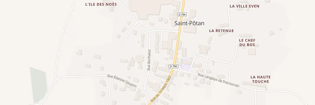 Plan du 2 Rue Berthelot à Saint-Pôtan