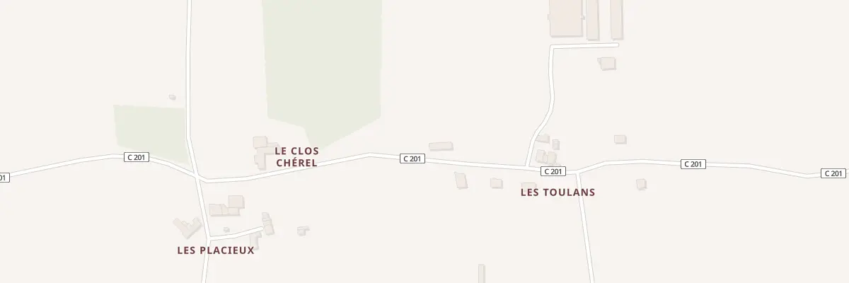 Plan du 8 Les Toulans à Augan