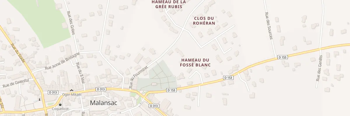 Plan du 12 Rue du Fourmiret à Malansac