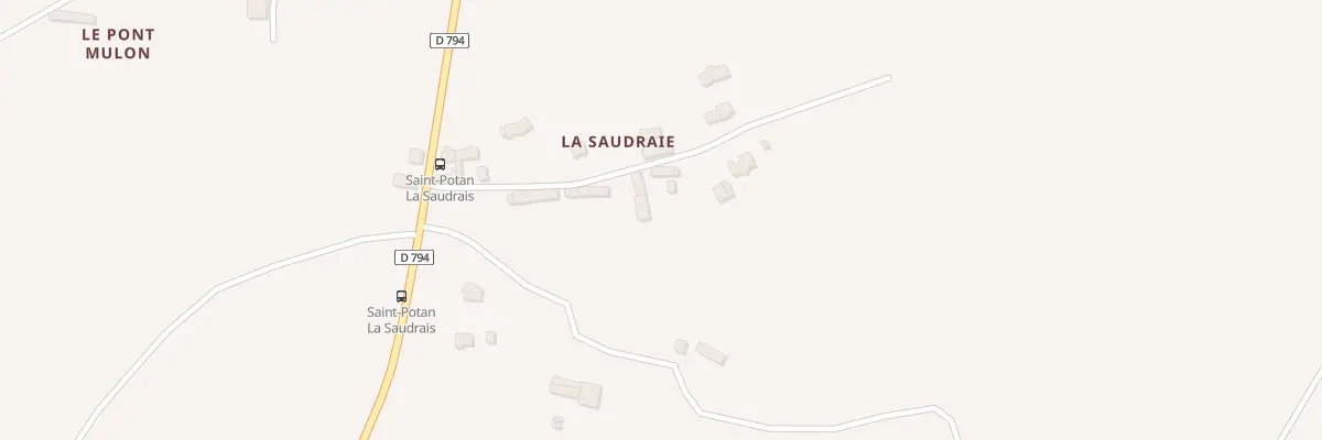 Plan du 5216 La Saudraie à Saint-Pôtan
