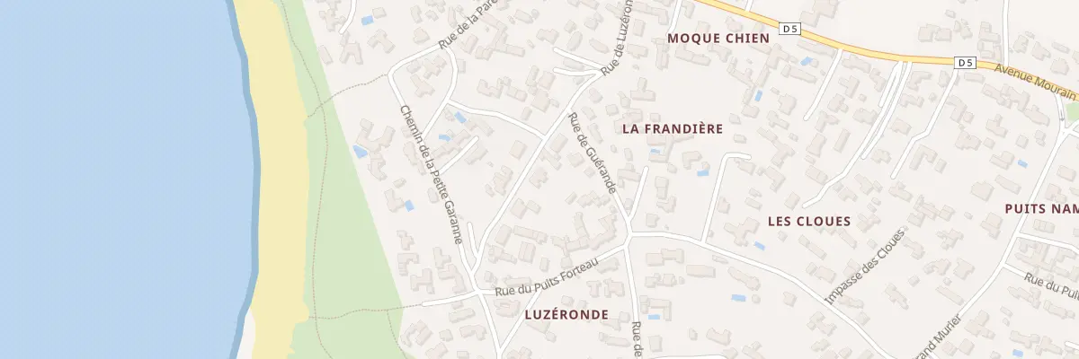 Plan du 19 Rue de Luzéronde à Noirmoutier-en-l’Île