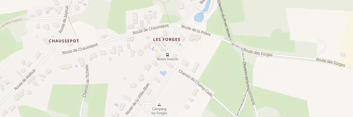 Plan du 100 Rte de la Villès Blais à Pornichet