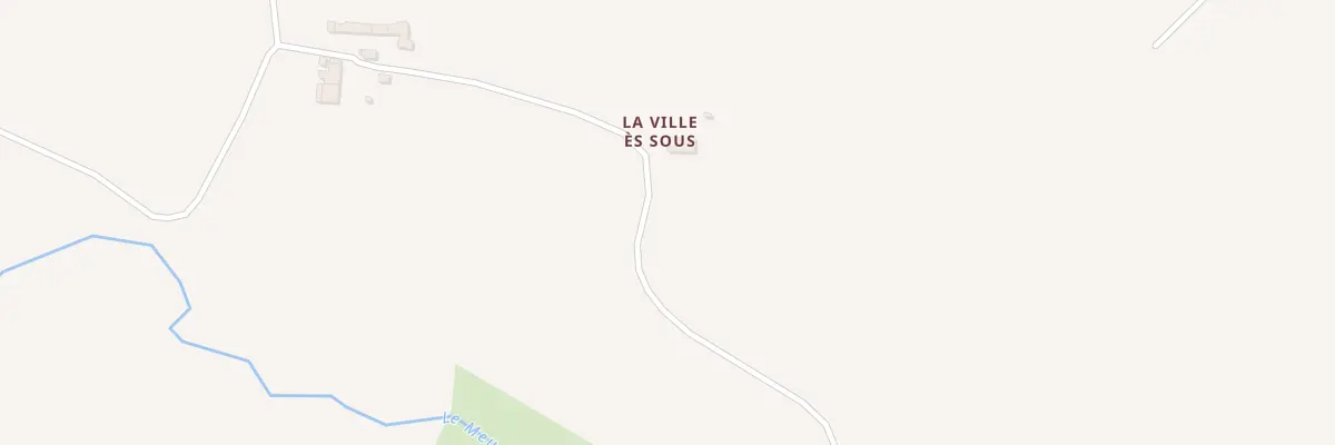 Plan du 2 La Ville ès Sous à Trémorel