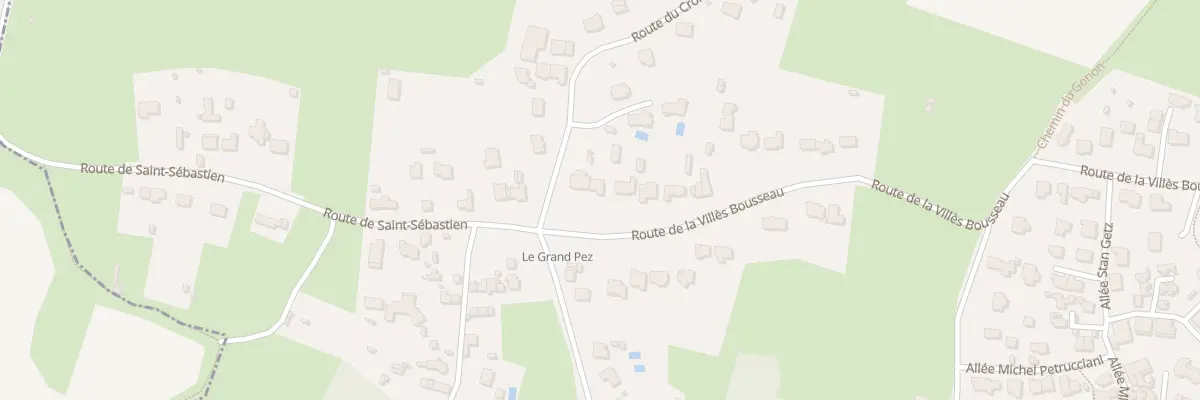 Plan du 142 Rte de la Villes-Bousseau à Saint-Nazaire