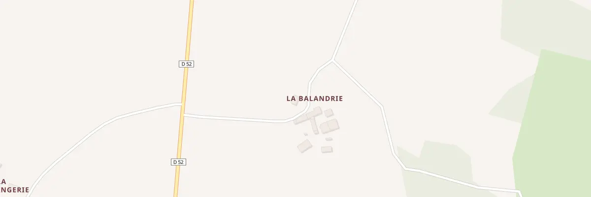 Plan du 5438 La Balaudrie à Trémorel