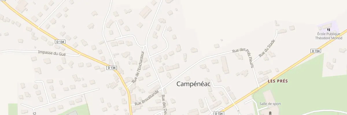 Plan du 3 Dom des Bruyères à Campénéac