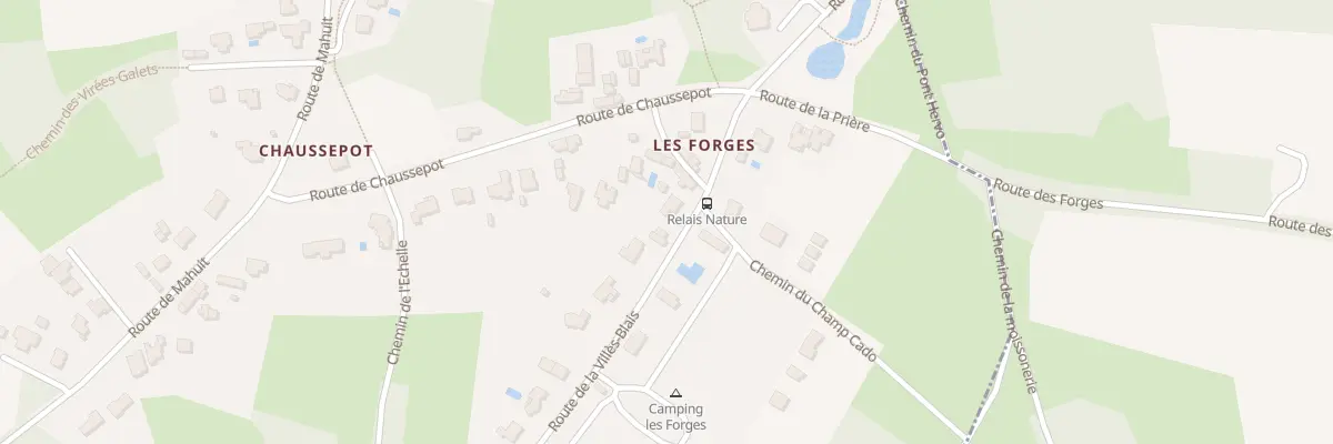 Plan du 87 Rte de la Villès Blais à Pornichet
