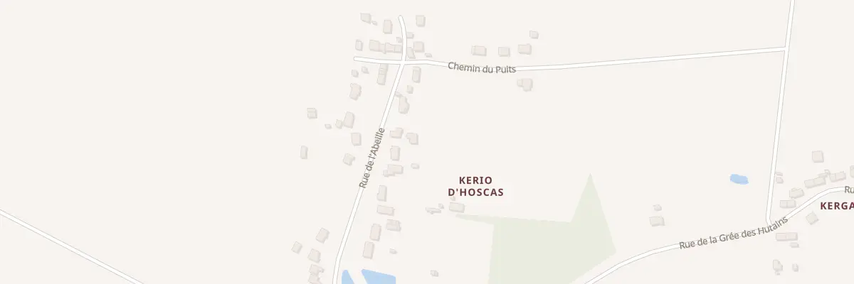 Plan du 36 Rue de l’Abeille -Kerio Hoscas à Herbignac