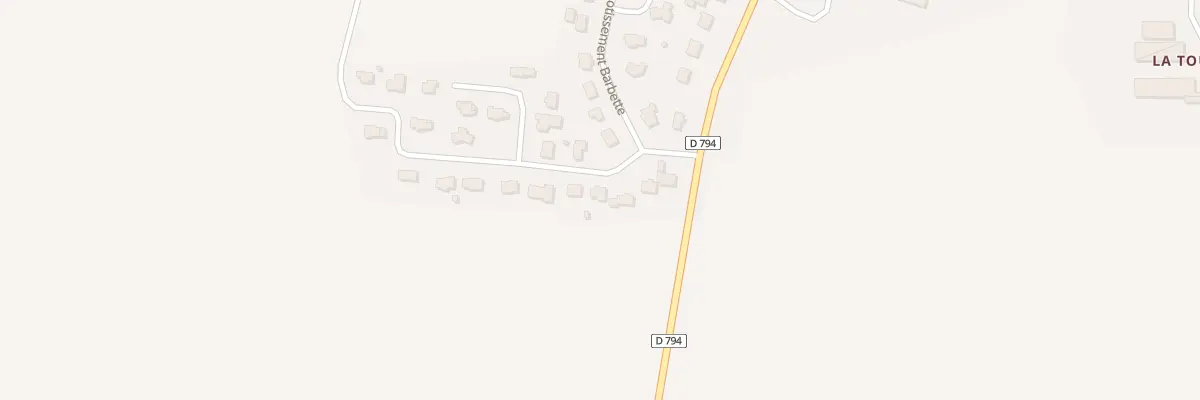 Plan du 7 Lot de la Barbette à Saint-Pôtan