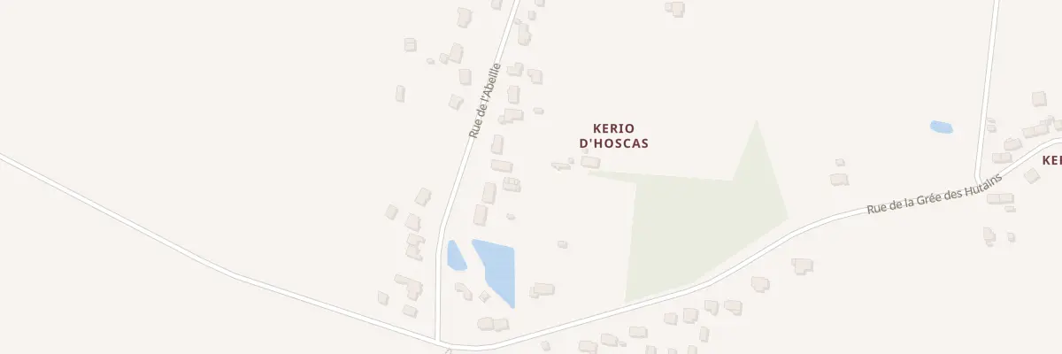 Plan du 20 Rue de l’Abeille -Kerio Hoscas à Herbignac