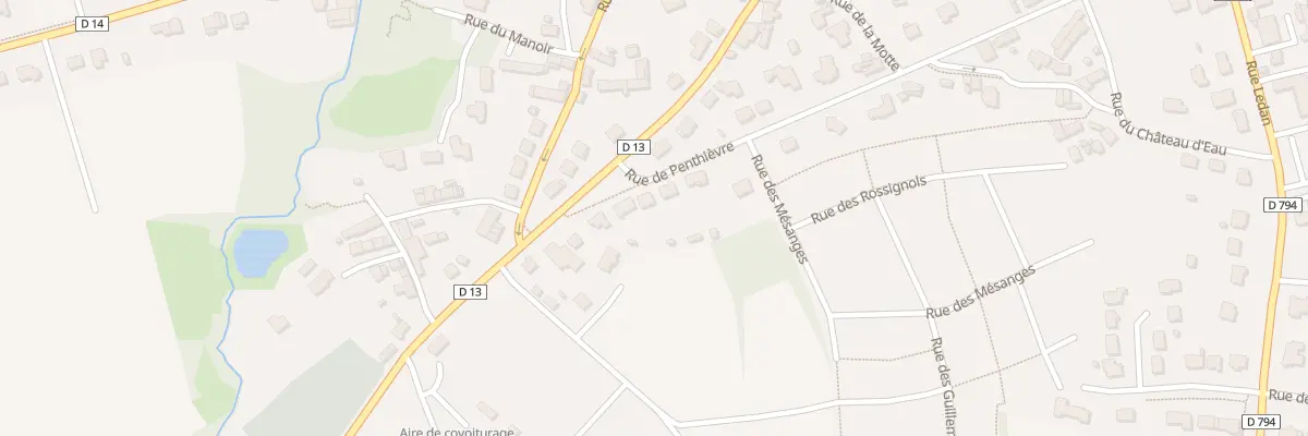 Plan du 27 Rue de Penthièvre à Matignon