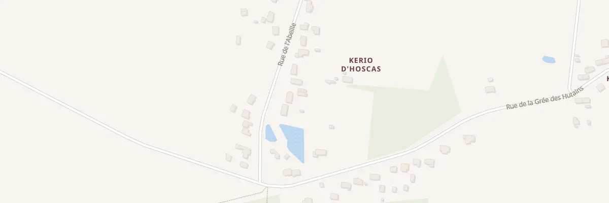 Plan du 16 Rue de l’Abeille -Kerio Hoscas à Herbignac