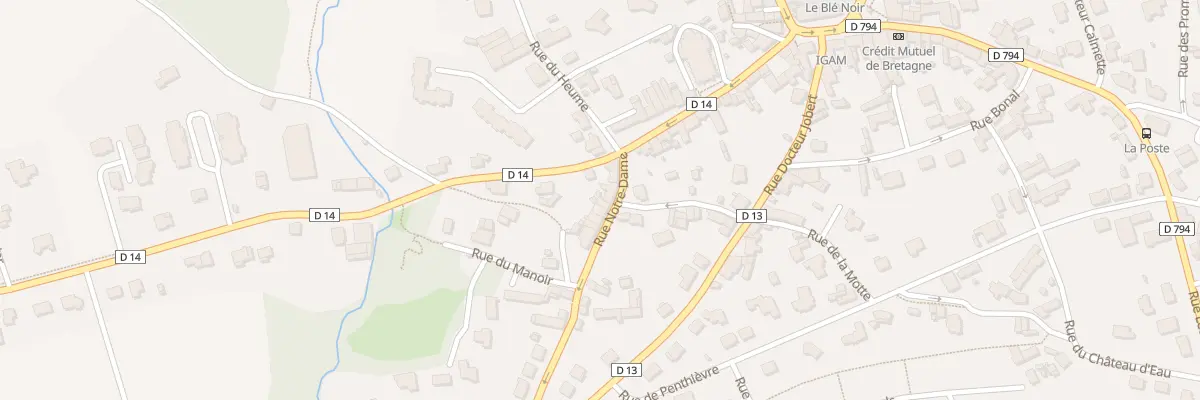 Plan du 8 Rue Notre Dame à Matignon