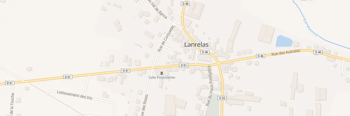 Plan du 2 Rue du Mené à Lanrelas
