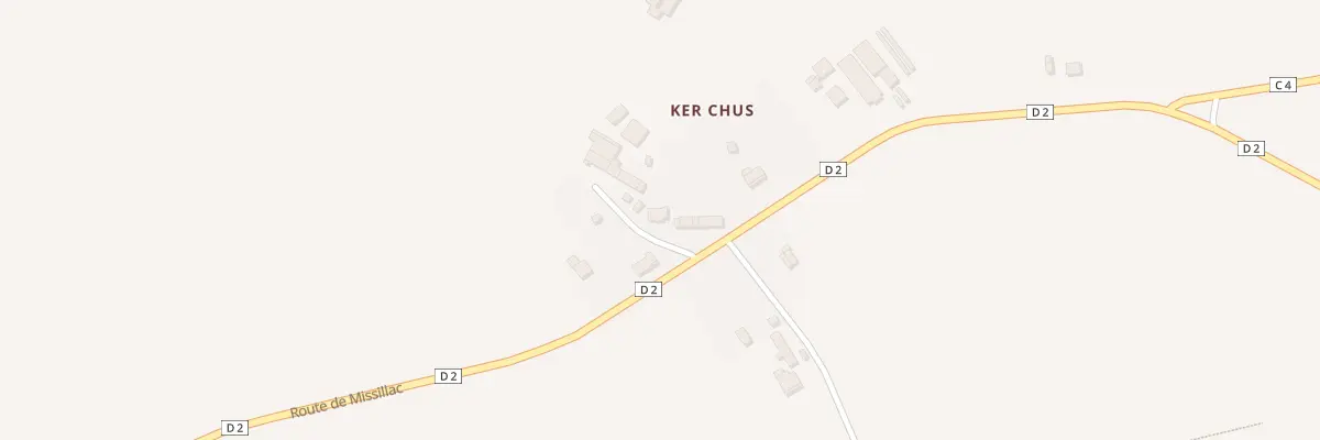 Plan du 4 Ker Chus à Herbignac
