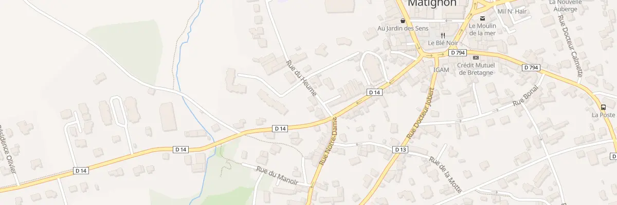 Plan du 3 Rue du Heume à Matignon