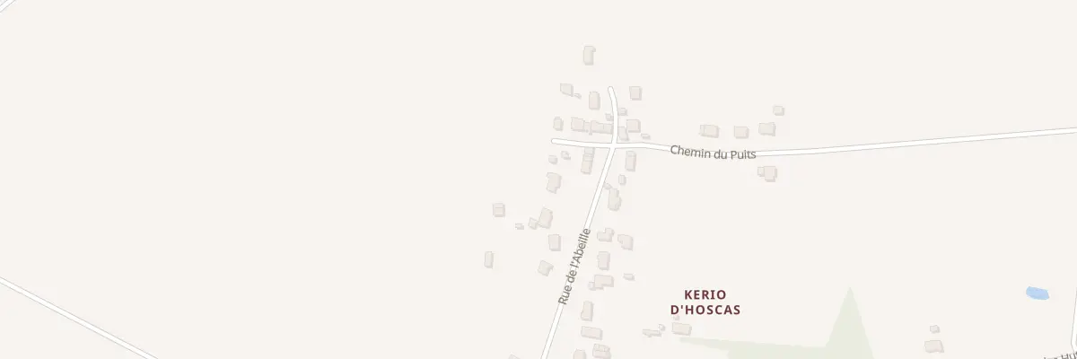 Plan du 53 Rue de l’Abeille -Kerio Hoscas à Herbignac