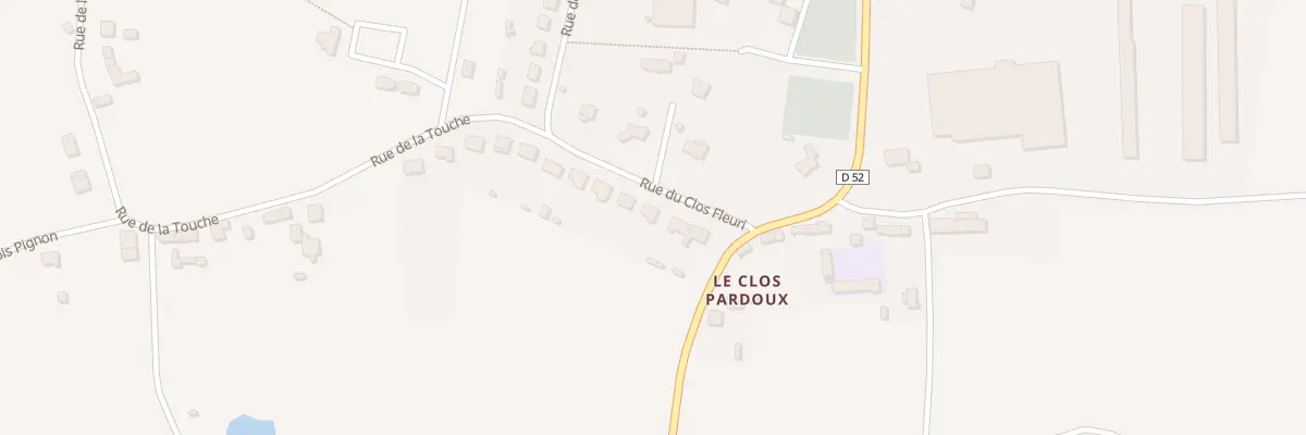 Plan du 8 Rue du Clos Fleuri à Lanrelas