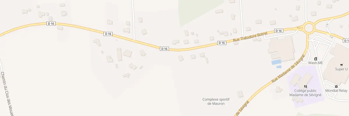 Plan du 5 Rue Théodore Botrel à Mauron