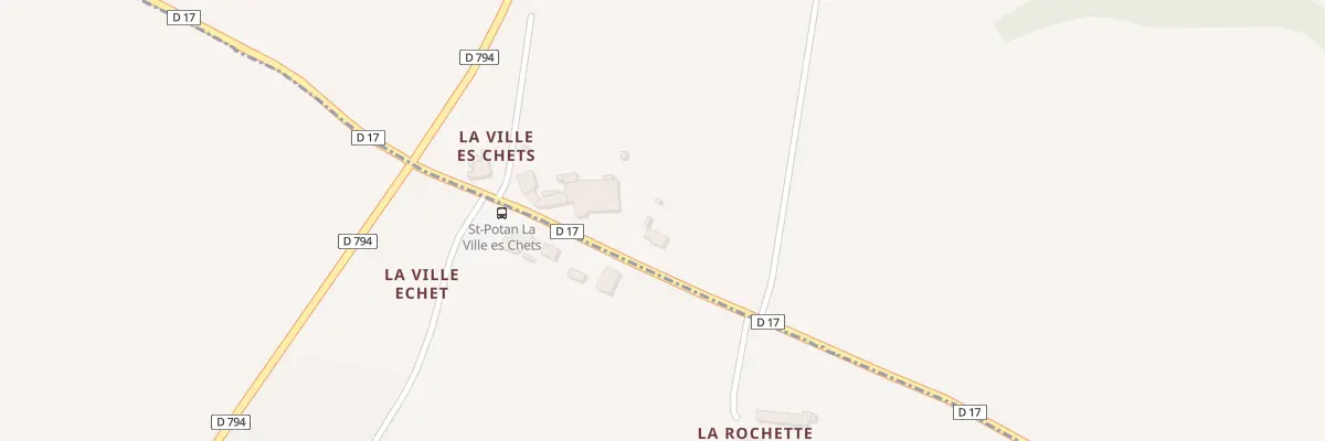 Plan du 5232 La Ville Es Chets à Saint-Pôtan