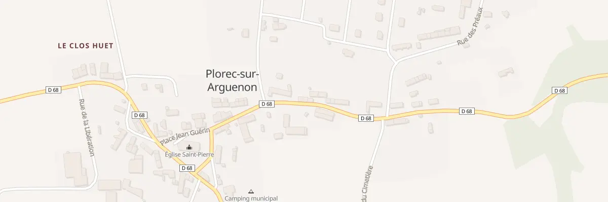 Plan du 5232 Le Bourg à Plorec-sur-Arguenon