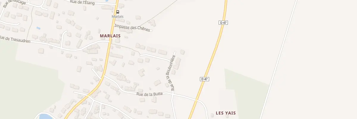 Plan du 6 Rue de la Boulonniere-Marlais à Herbignac