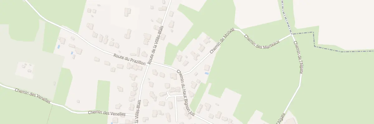 Plan du 13 Rte du Haut Bignon Joli à Pornichet