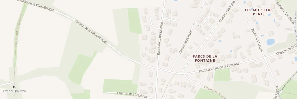 Plan du 3A Rte de la Briqueterie à Pornichet