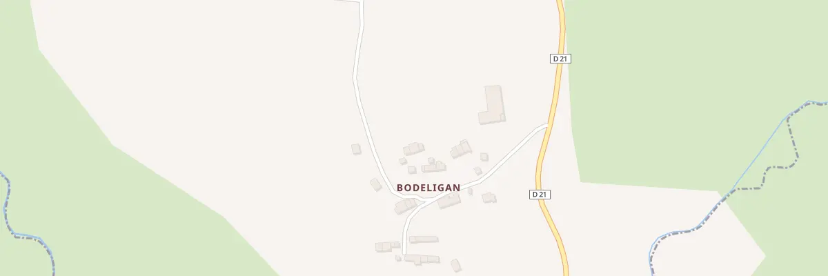 Plan du 5480 Bodeligan à Caden