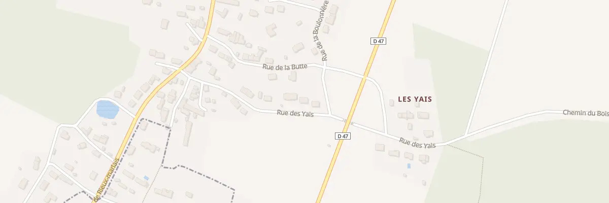 Plan du 13 Rue des Yais - Marlais à Herbignac