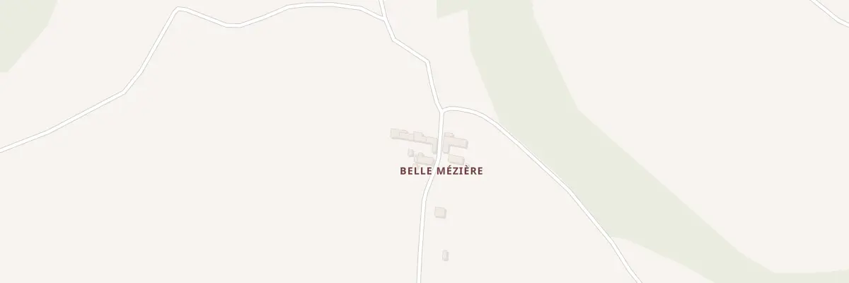 Plan du 6 Belle Meziere à Mégrit