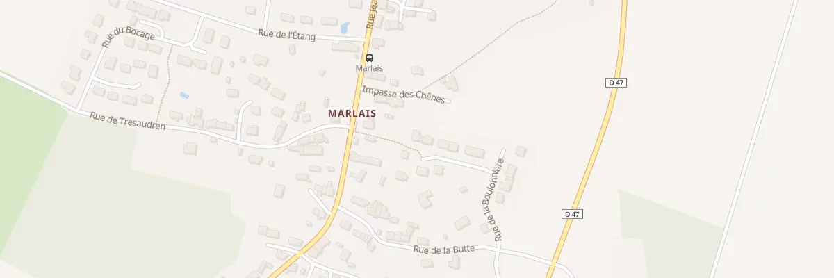 Plan du 14 Rue de Fournega - Marlais à Herbignac