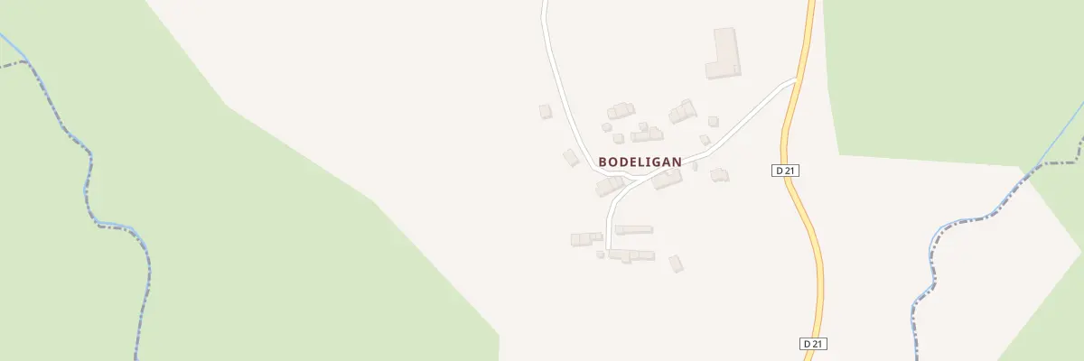 Plan du 6047 Bodeligan à Caden