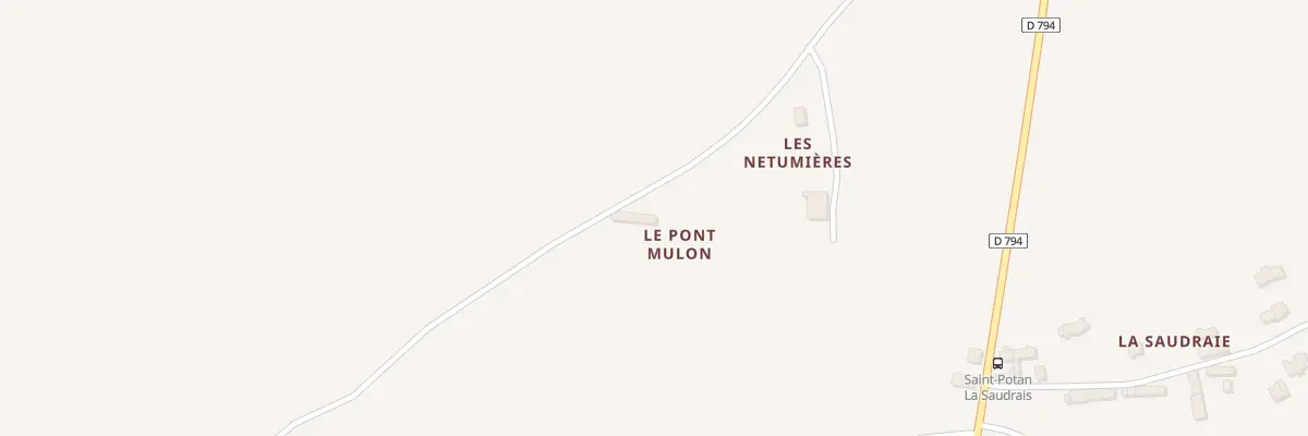 Plan du 5237 Le Pont Mulon à Saint-Pôtan