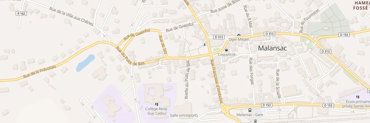 Plan du 5 Rue du Puits de Bas à Malansac