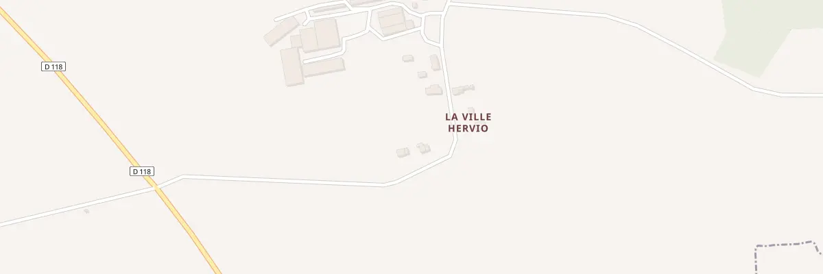 Plan du 8 La Ville Hervio à Augan