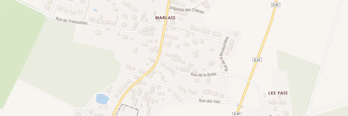 Plan du 3 Rue de la Butte - Marlais à Herbignac