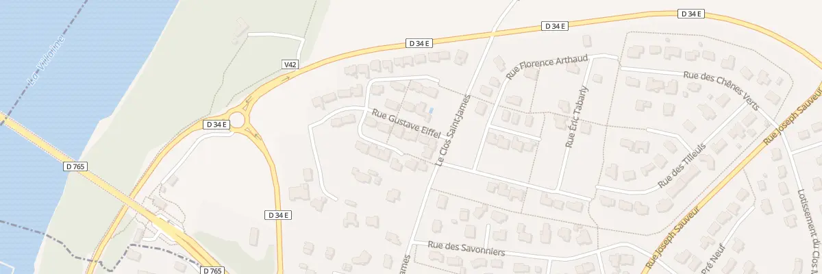 Plan du 8 Rue Gustave Eiffel à Nivillac