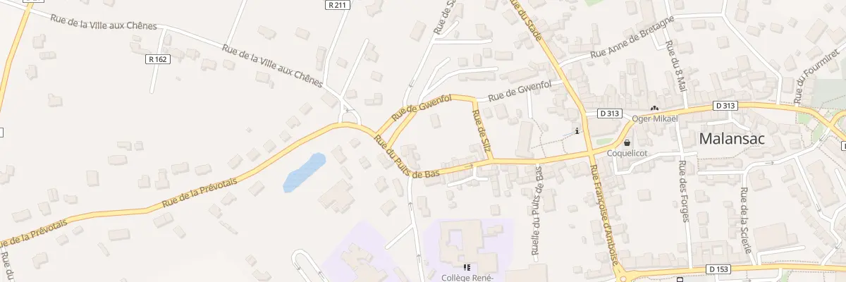 Plan du 20 Rue du Puits de Bas à Malansac