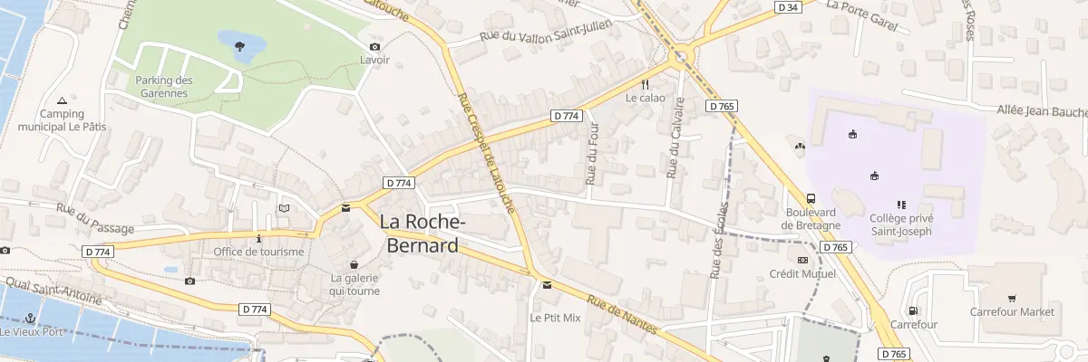 Plan du 11 Rue Jean de la Fontaine à La Roche-Bernard
