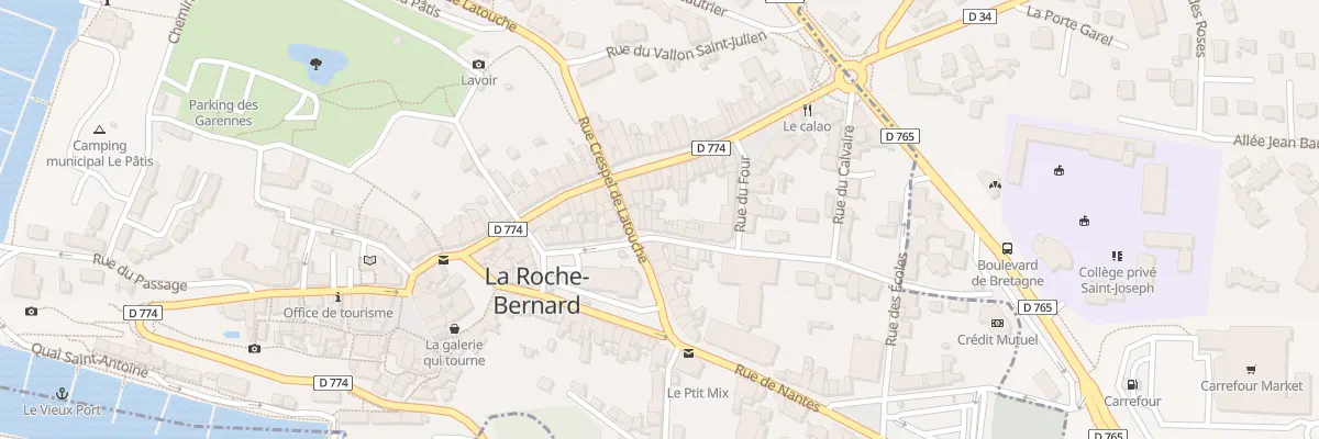 Plan du 5 Rue Jean de la Fontaine à La Roche-Bernard