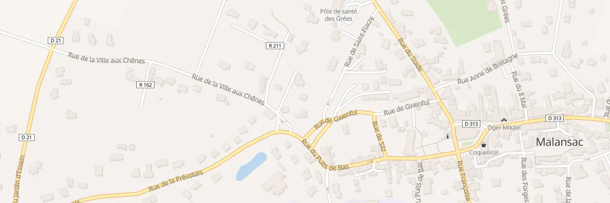 Plan du 10 Rue Saint Fiacre à Malansac