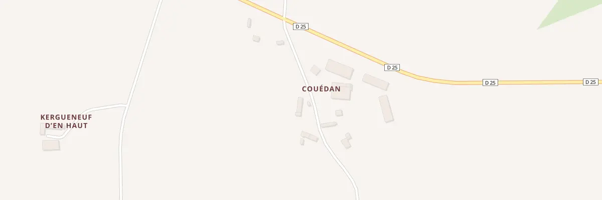 Plan du 4 Coadan à Sévignac