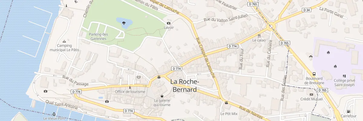 Plan du 3 Rue Saint James à La Roche-Bernard