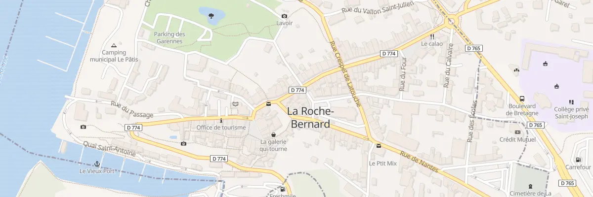 Plan du 12 Rue Basse Notre-dame à La Roche-Bernard